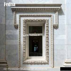 Balcony Marble Window Design Traditional Window Frames No-219