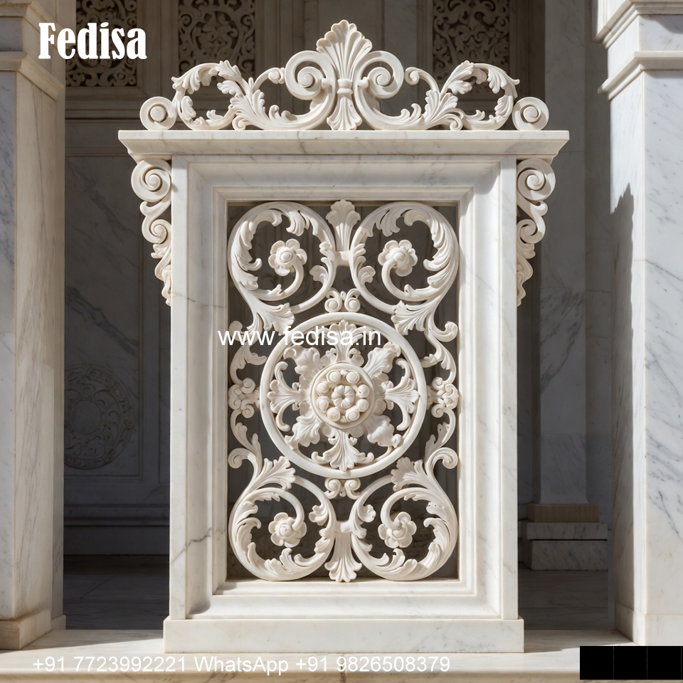 Marble Window Exterior Design Glass Panel Classic Windows No-252