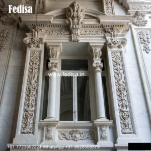 Marble Window Sill Design Small House Classic Window Design No-269