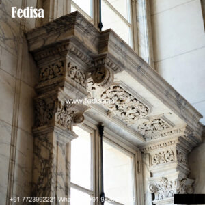 Luxury Marble Window Frame Design Classic Window Exterior Design No-298