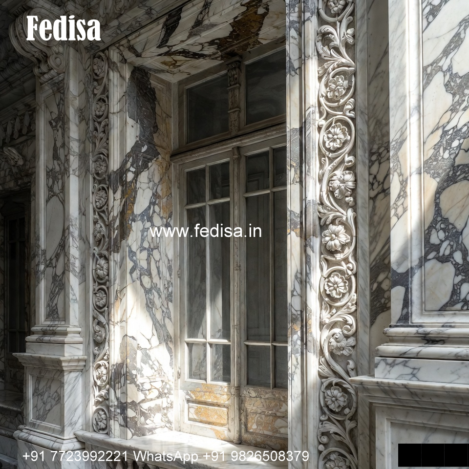 White Marble Window Design Luxury Window Design No-320