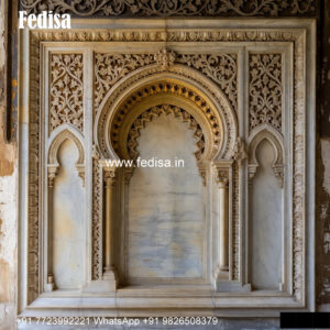 Marble Window With Wooden Frame Combination Bedroom Classic Window Style No-341