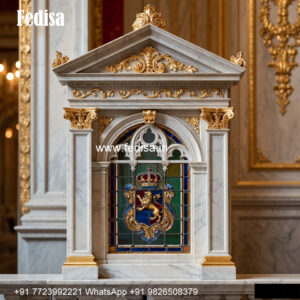 Italian Marble Window Design Arched Window Design No-361