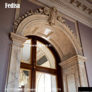 Decorative Marble Window Frame Vintage Style Window Design Ideas No-390