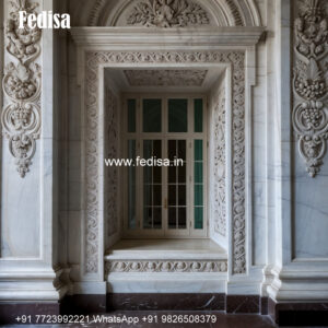 Carved Marble Window Design Classic Window Design No-391