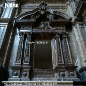 Luxury Marble Window Frame Design Carved Wooden Windows No-412