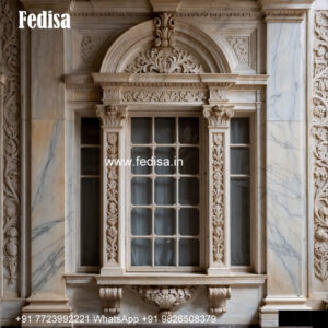 Living Room Marble Window Design Colonial Window Style No-444