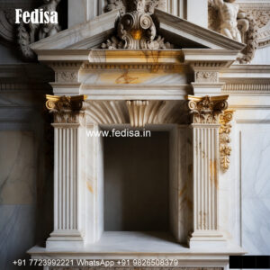 Stone Finish Window Frame Arched Window Design No-478