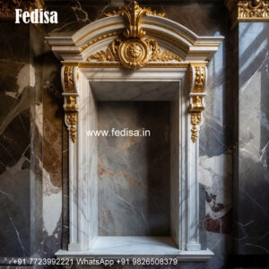 Balcony Marble Window Design Wooden Frame Window Design No-485