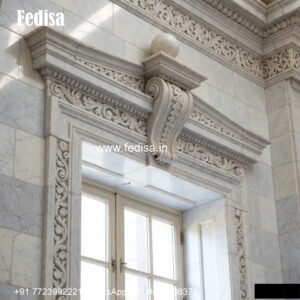 Marble Window Border Design Small House Classic Window Design No-503