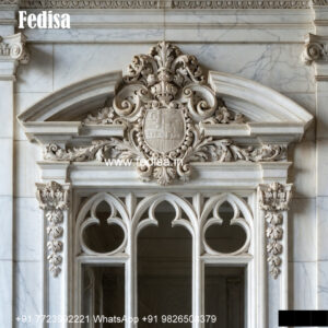 Natural Marble Window Frame Elegant Window Design No-511