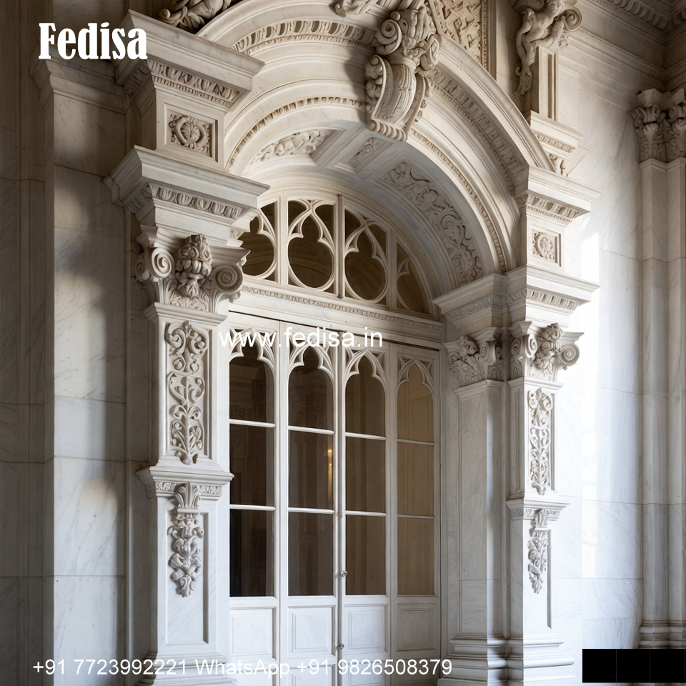 Marble Cladding Window Design Arched Window Design No-517