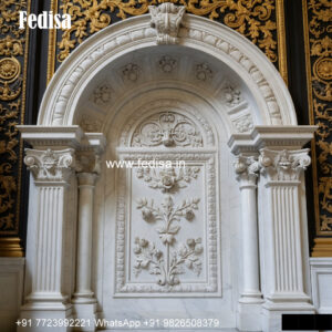 Marble Window Frame Classic Interior Window Design No-534