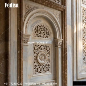 Marble Window Style Front Elevation Window Design No-537