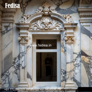 Luxury Marble Window Design Balcony Window Classic Design No-538