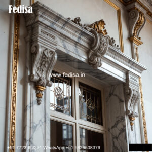 Balcony Marble Window Design Colonial Window Style No-561