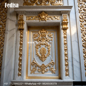 Marble Window With Glass Panels Victorian Window Design No-562