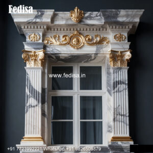 Marble Window Exterior Window Design For Living Room Classic No-574