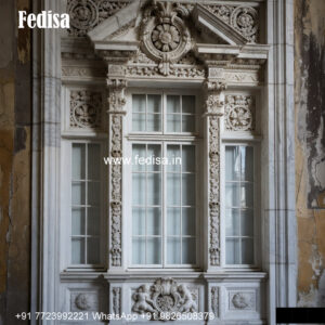 Elegant Marble Window Frame Vintage Style Window Design Ideas No-585