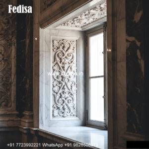 Bedroom Marble Window Frame Casement Window Design No-597