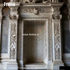 Marble Window With Wooden Frame Combination Carved Wooden Windows No-607
