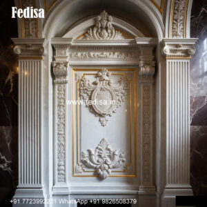 Marble Jali Window Design Luxury Classic Home Window Ideas No-621