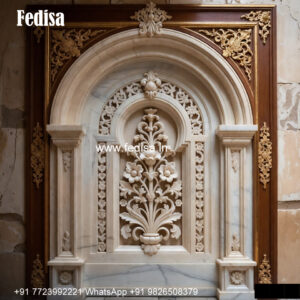 Marble Jali Window Design Small House Classic Window Design No-659