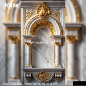 Classic Marble Window Border Design Wooden Frame Window Design No-680