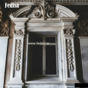 White Marble Window Design Traditional Window Design With Panels Glass No-700