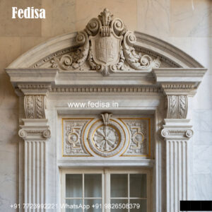 Polished Marble Window Design Vintage Style Window Design Ideas No-702