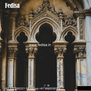 Marble Texture Window Design Vintage Window Style No-705