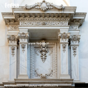 Marble Window With Wooden Frame Combination Decorative Window Molding No-721