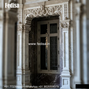 Marble Window Frame Carved Wooden Windows No-724