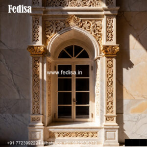 Italian Marble Window Design Vintage Style Window Design Ideas No-741