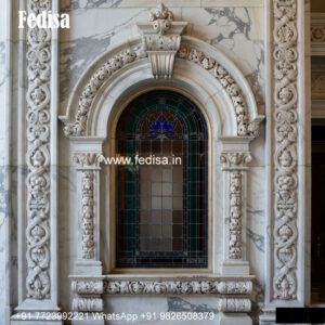 Small House Marble Window Design Inspiration Wooden Frame Window Design No-758