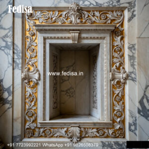 Marble Window With Wooden Frame Combination Glass Panel Classic Windows No-759