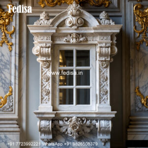 Decorative Marble Window Frame Bedroom Classic Window Style No-770