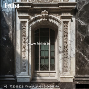 Marble Arch Window Design Balcony Window Classic Design No-772