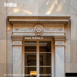 Elegant Marble Window Frame Wooden Classic Window Design Inspiration No-813