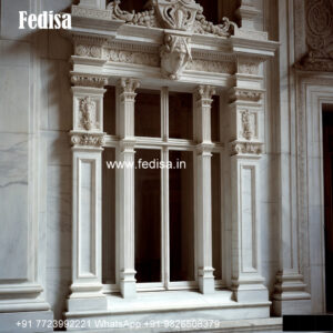 Polished Marble Window Design Luxury Classic Home Window Ideas No-816