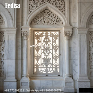 Bedroom Marble Window Frame Heritage Window Design No-825