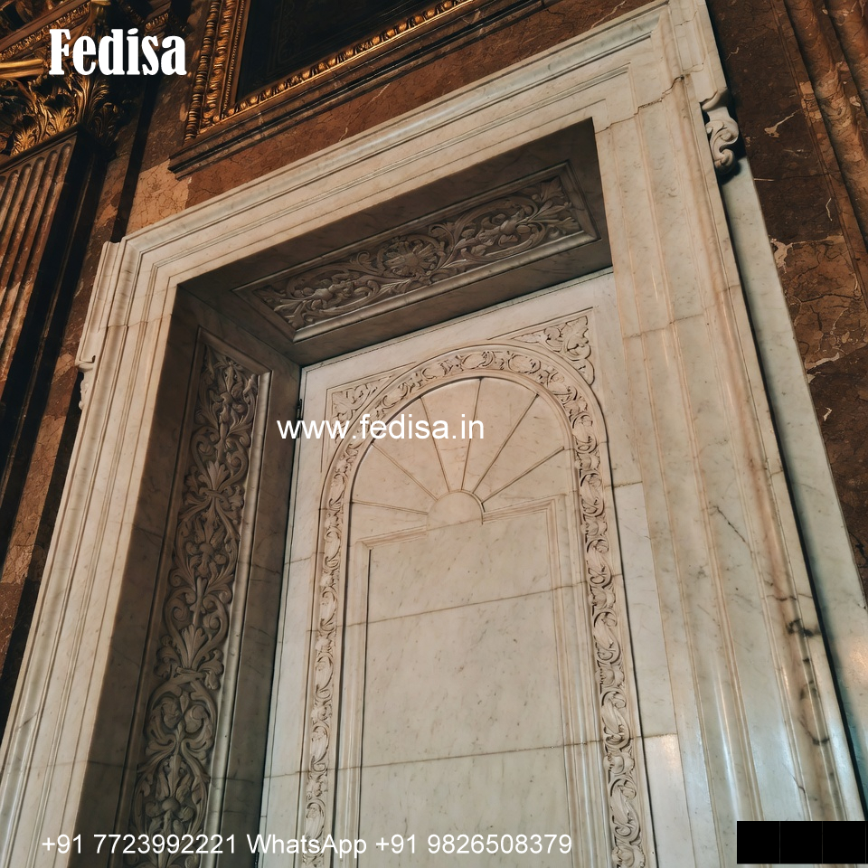 Marble Window With Wooden Frame Combination Victorian Window Design No-835