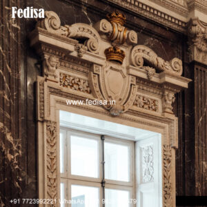 Decorative Marble Window Frame Classic Interior Window Design No-846