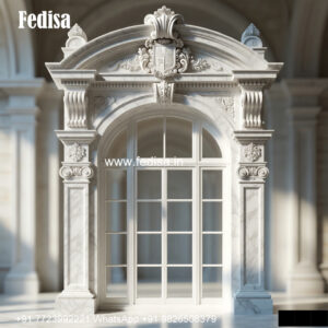 White Marble Window Design Wooden Classic Window Design Inspiration No-852