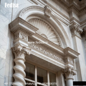 Polished Marble Window Design Small House Classic Window Design No-854