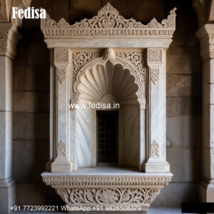 Carved Marble Window Design Classic Interior Window Design No-885