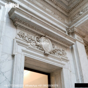 Elegant Marble Window Frame Balcony Window Classic Design No-889