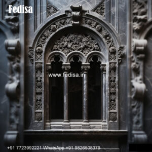 Marble Texture Window Design Traditional Window Design With Panels Glass No-895