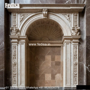 Classic Marble Window Stained Glass Window Design No-920
