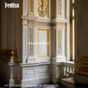 White Marble Window Design Balcony Window Classic Design No-928